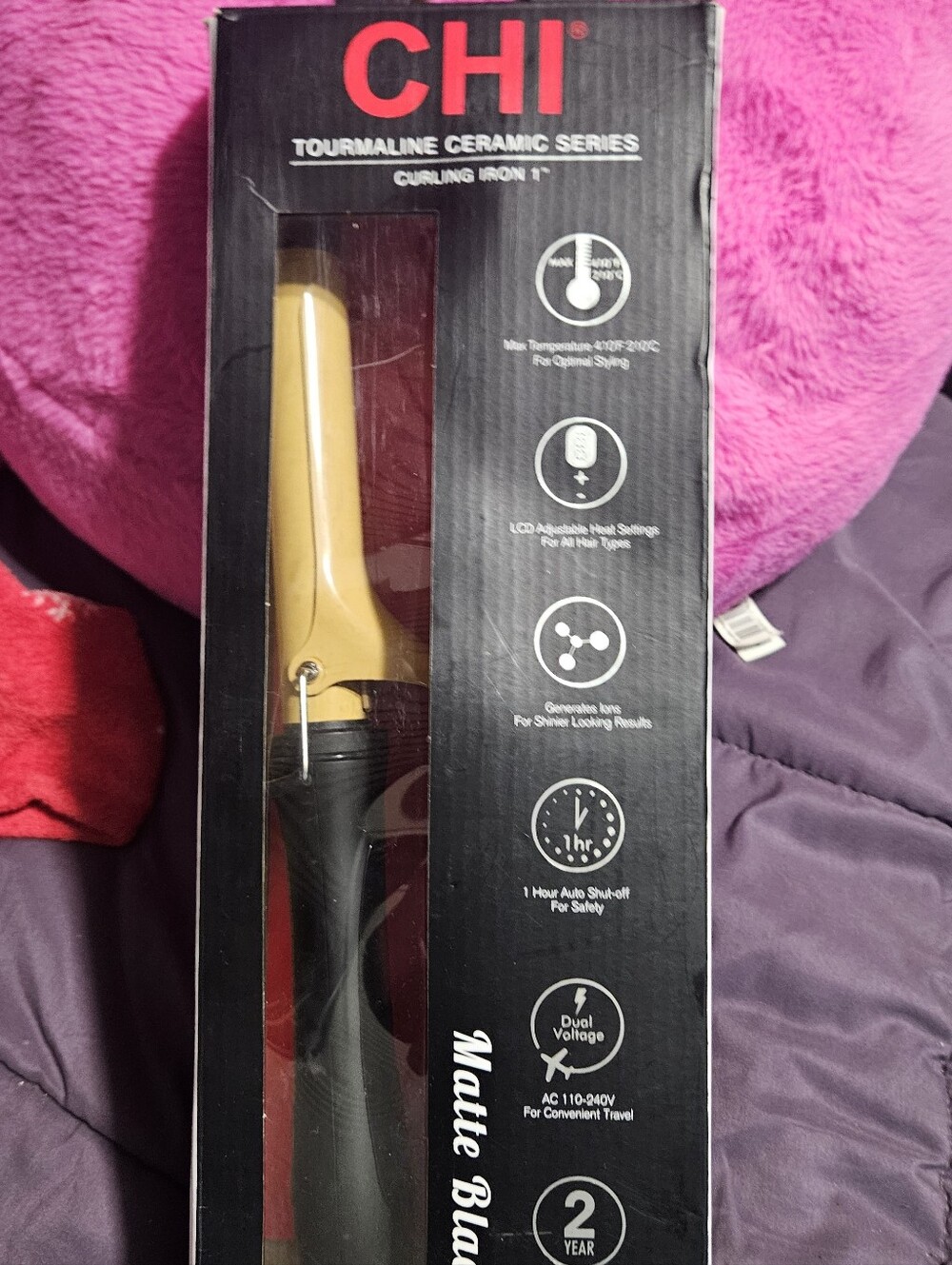 CHI 1 inch Tourmaline Ceramic curling iron